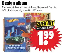 Dirk Hot Wheels Adventure Activity Album aanbieding