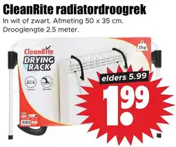 Dirk Cleanrite radiatordroogrek aanbieding