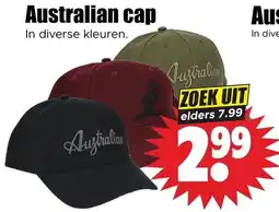 Dirk Australian cap aanbieding