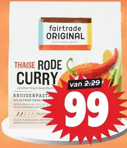 Dirk fairtrade ORIGINAL THAISE RODE CURRY aanbieding