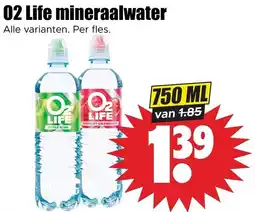 Dirk O2 Life mineraalwater aanbieding
