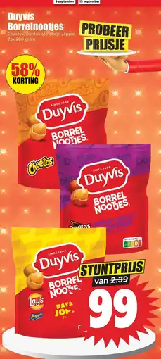 Dirk Duyvis Borrelnootjes aanbieding