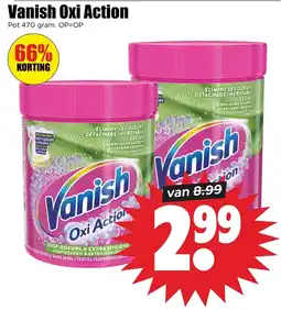 Dirk Vanish oxi action aanbieding