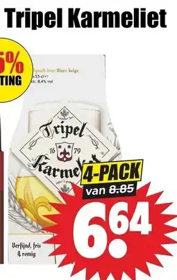 Dirk Tripel Karmeliet aanbieding
