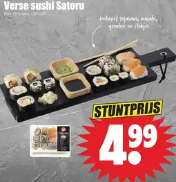 Dirk Verse sushi Satoru aanbieding