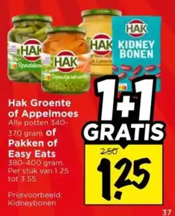 Vomar Voordeelmarkt Alle Hak Groente of Appelmoes aanbieding