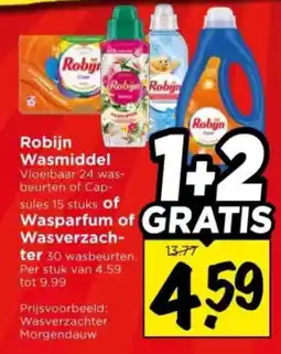 Vomar Voordeelmarkt Robijn wasmiddel aanbieding