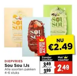 Vomar Voordeelmarkt Sou Sou IJs aanbieding