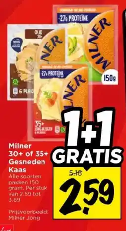 Vomar Voordeelmarkt Milner Gesneden Kaas aanbieding