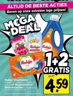 Vomar Voordeelmarkt Robijn wasmiddel aanbieding