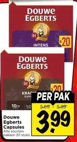 Vomar Voordeelmarkt Douwe Egberts Capsules aanbieding