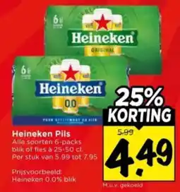 Vomar Voordeelmarkt Heineken Pils aanbieding