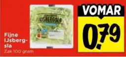 Vomar Voordeelmarkt IJsbergsla aanbieding