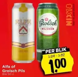 Vomar Voordeelmarkt Alfa of Grolsch Pils aanbieding