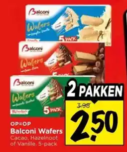 Vomar Voordeelmarkt Balconi Wafers aanbieding