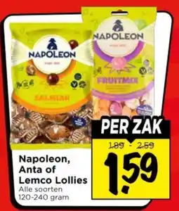 Vomar Voordeelmarkt Alle Napoleon, Anta of Lemco Lollies aanbieding