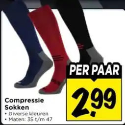 Vomar Voordeelmarkt Compressie Sokken aanbieding