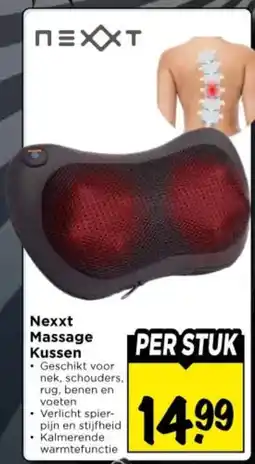 Vomar Voordeelmarkt Nexxt Massage Kussen aanbieding