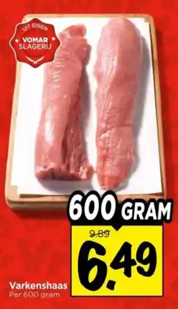 Vomar Voordeelmarkt Varkenshaas aanbieding