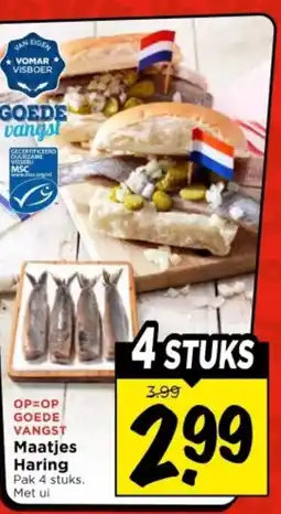 Vomar Voordeelmarkt Maatjes Haring aanbieding