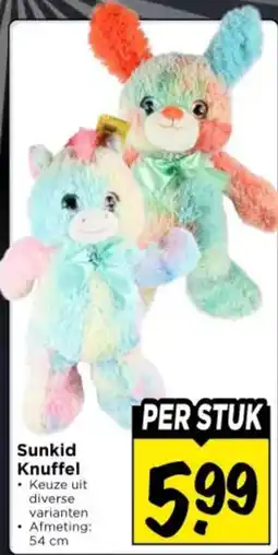 Vomar Voordeelmarkt Sunkid Knuffel aanbieding