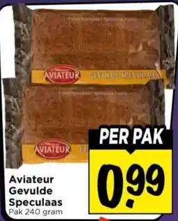 Vomar Voordeelmarkt Aviateur Gevulde Speculaas aanbieding