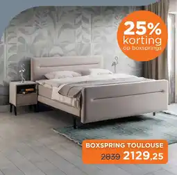 TotaalBED Boxspring Toulouse aanbieding