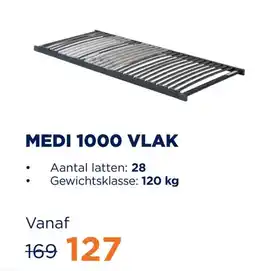 TotaalBED medi 1000 vlak aanbieding