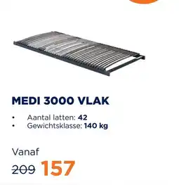 TotaalBED medi 3000 vlak aanbieding
