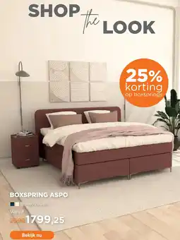 TotaalBED Boxspring aspo aanbieding