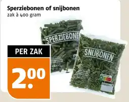 Poiesz Sperziebonen of snijbonen aanbieding