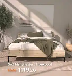 TotaalBED Bed Manchester | Hoekpoot aanbieding