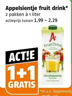 Poiesz Appelsientje fruit drink aanbieding