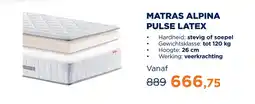 TotaalBED Matras alpina pulse latex aanbieding