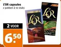 Poiesz L'OR capsules aanbieding