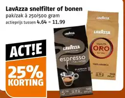 Poiesz LavAzza snelfilter of bonen aanbieding