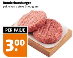 Poiesz Runderhamburger aanbieding