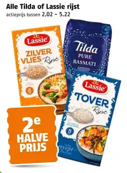 Poiesz Alle Tilda of Lassie rijst aanbieding