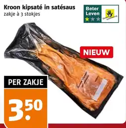 Poiesz Kroon kipsaté in satésaus aanbieding
