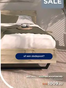 TotaalBED Bed hull | houten hoofdbord aanbieding