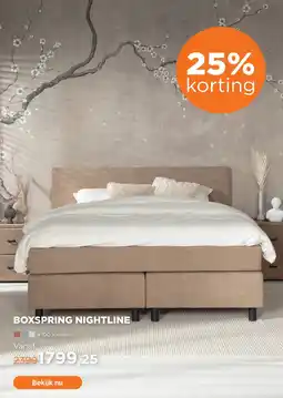 TotaalBED Boxspring Nightline aanbieding