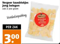 Poiesz Vergeer kaasblokjes aanbieding