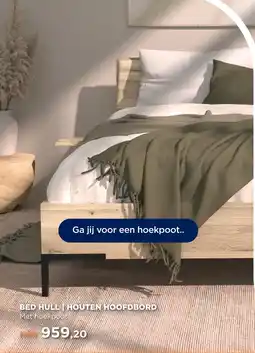 TotaalBED bed hull | houten hoofdbord aanbieding
