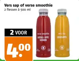 Poiesz Vers sap of verse smoothie aanbieding
