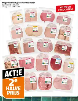Poiesz Slagerskwaliteit gesneden vleeswaren aanbieding
