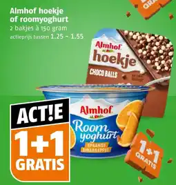 Poiesz Almhof hoekje of roomyoghurt aanbieding