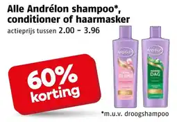 Poiesz Alle Andrélon shampoo, conditioner of haarmasker aanbieding