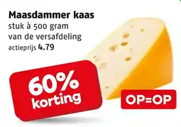 Poiesz Maasdammer kaas aanbieding