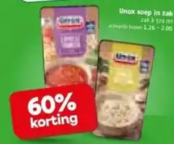 Poiesz Unox soep aanbieding