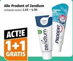 Poiesz Alle Prodent of Zendium aanbieding